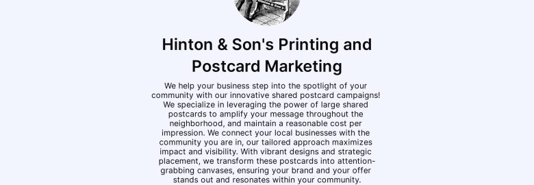 Printing and Postcard Marketing
